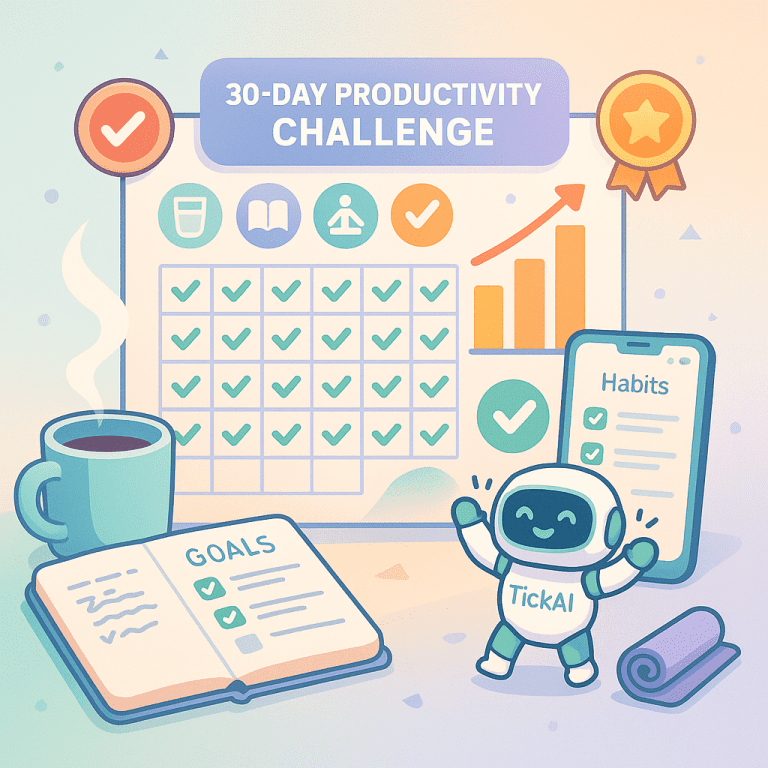 30-дневный челлендж: трекер привычек для продуктивности и успеха