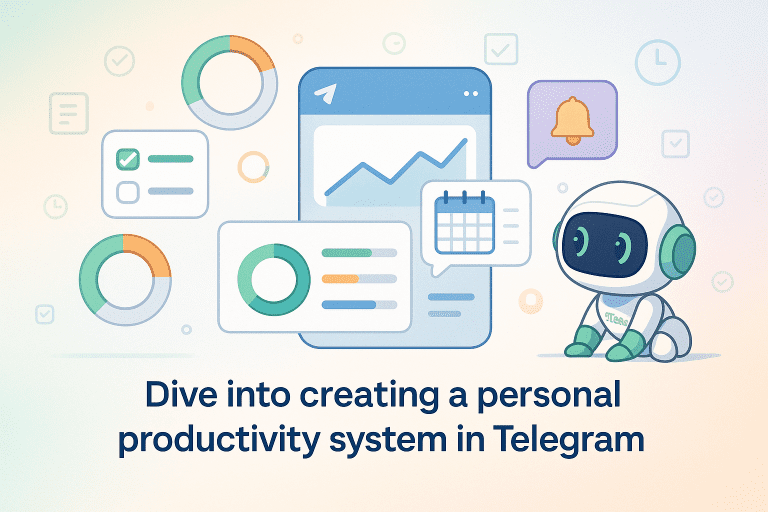 Система продуктивности в Telegram: бот планировщик задач, цели, привычки