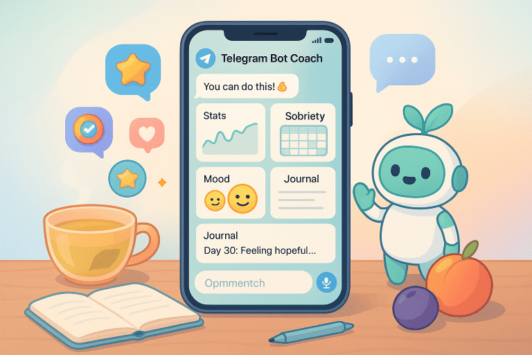 Бросить пить с телеграм ботом: новые привычки и здоровая жизнь