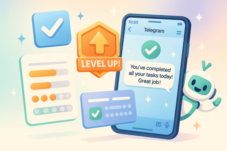 Мотивационные боты в Telegram: мотивация, привычки и продуктивность