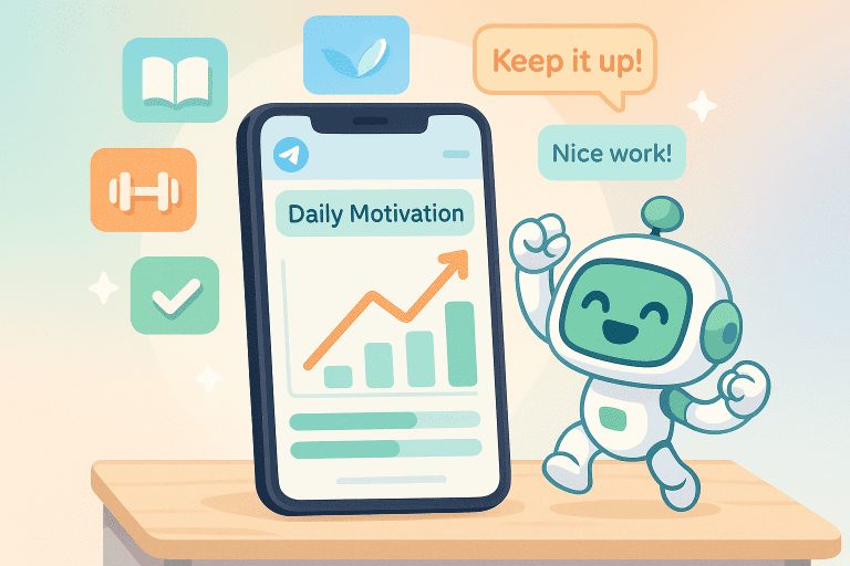 Мотивация Телеграм: бот мотивация и продуктивность каждый день