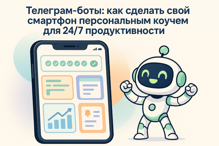 Бот личная эффективность: привычки, продуктивность и планирование в Telegram