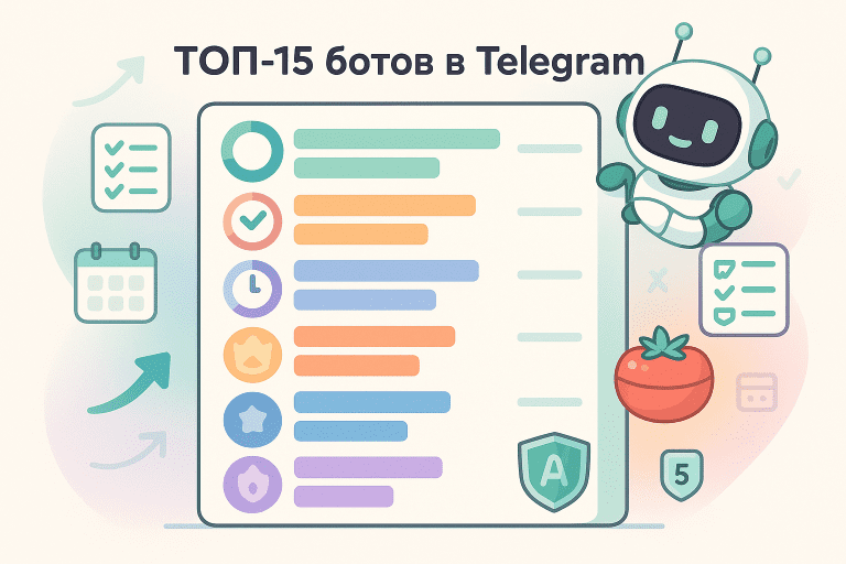 Лучшие боты Телеграм для привычек, мотивации и продуктивности