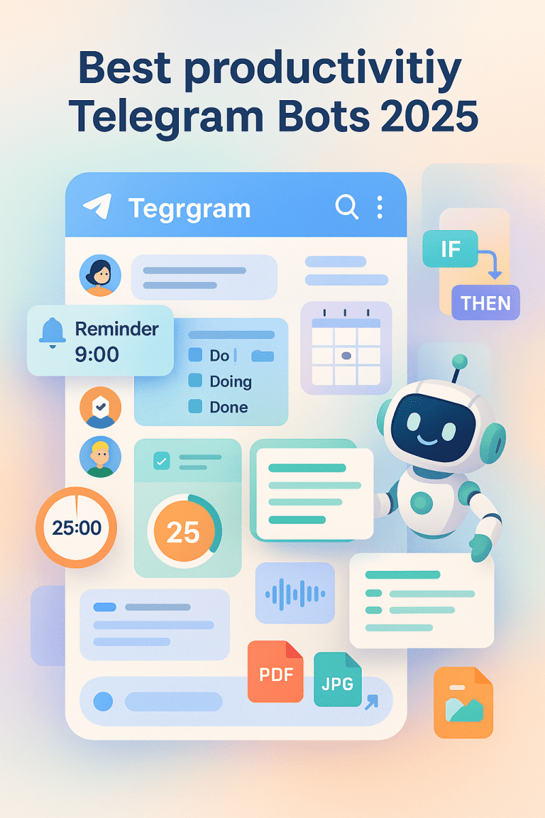 best productivity telegram bot подборка и как выбрать