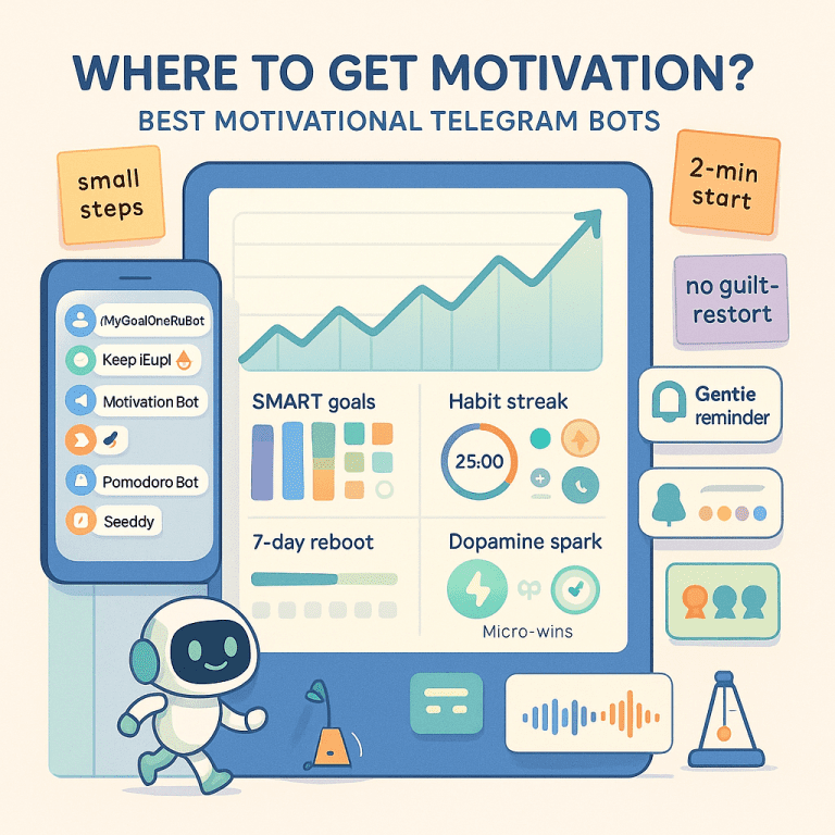 Мотивация telegram бот: топ лучших мотиваторов